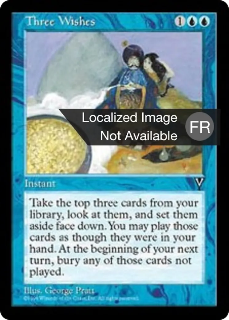 Trois souhaits — Visions — Magic: The Gathering