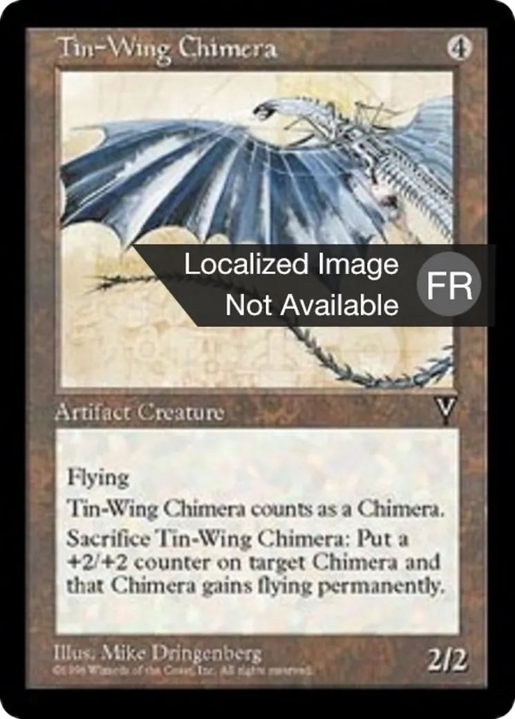Chimère aux ailes d'étain — Visions — Magic: The Gathering