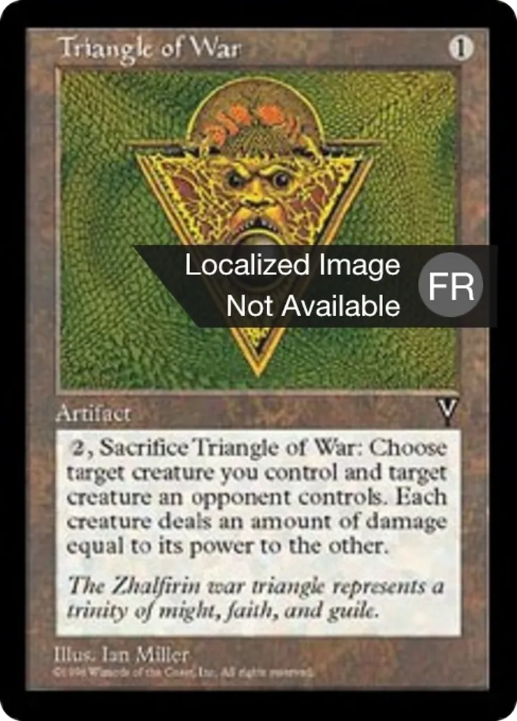 Triangle de guerre — Visions — Magic: The Gathering