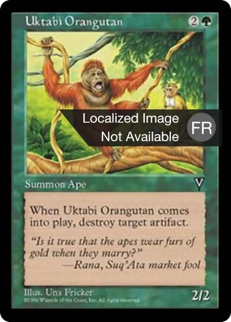 Orang-outang de l'Ouktabi — Visions — Magic: The Gathering