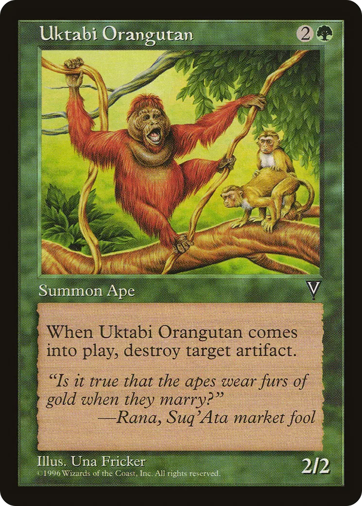 Uktabi Orangutan — Visions — Magic: The Gathering