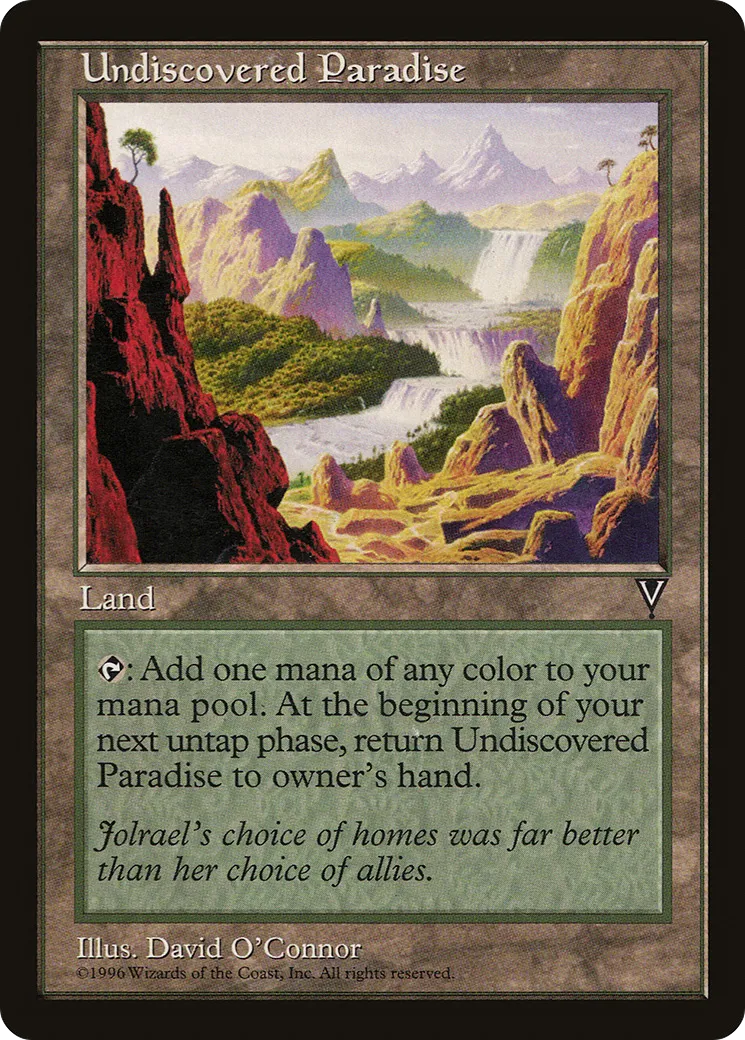 Undiscovered Paradise — Visions — Magic: The Gathering