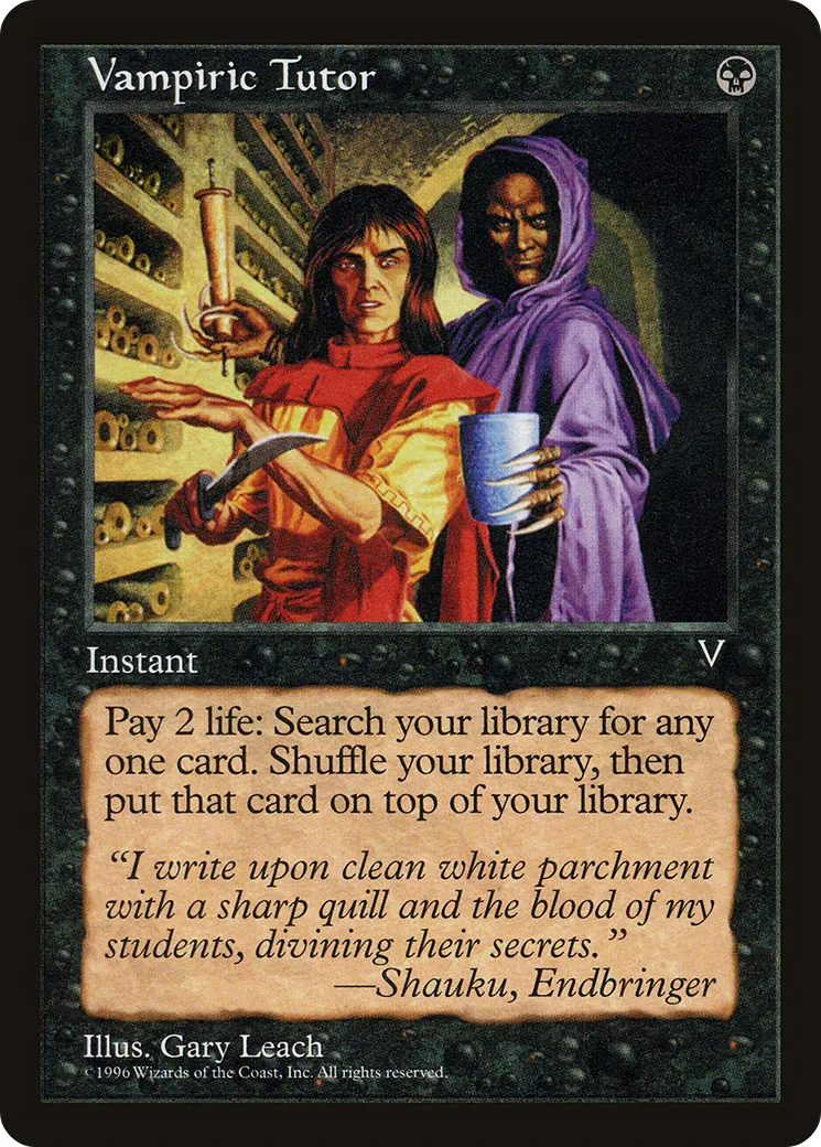 Vampiric Tutor — Visions — Magic: The Gathering