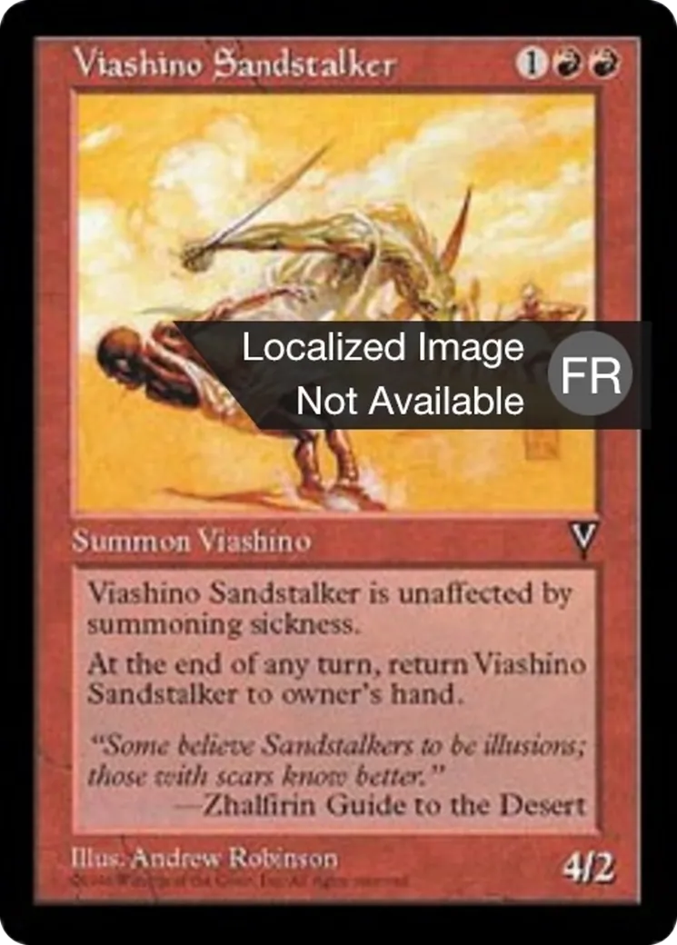Pisteur des sables viashino — Visions — Magic: The Gathering