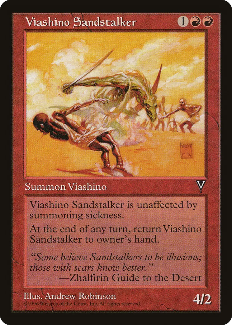 Viashino Sandstalker — Visions — Magic: The Gathering