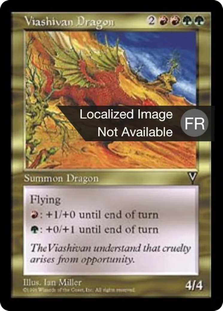 Dragon viashivân — Visions — Magic: The Gathering