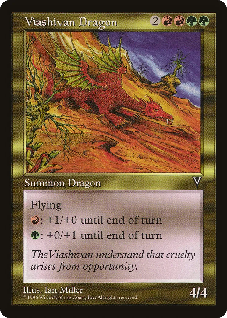 Viashivan Dragon — Visions — Magic: The Gathering