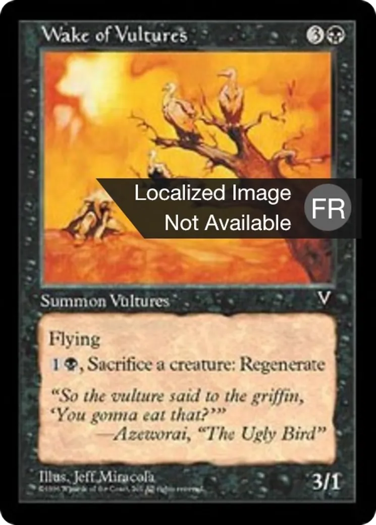 Vautours en veille — Visions — Magic: The Gathering