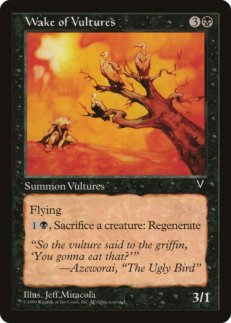 Vautours en veille — Visions — Magic: The Gathering