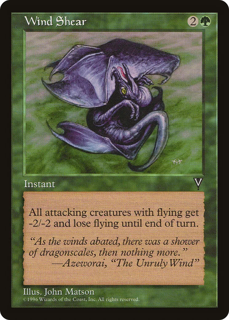 Cisaillement du vent — Visions — Magic: The Gathering