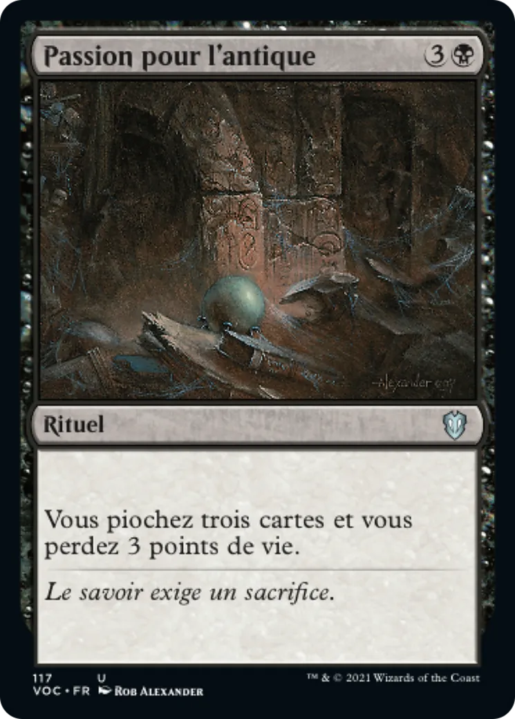 Passion pour l'antique — Crimson Vow Commander — Magic: The Gathering