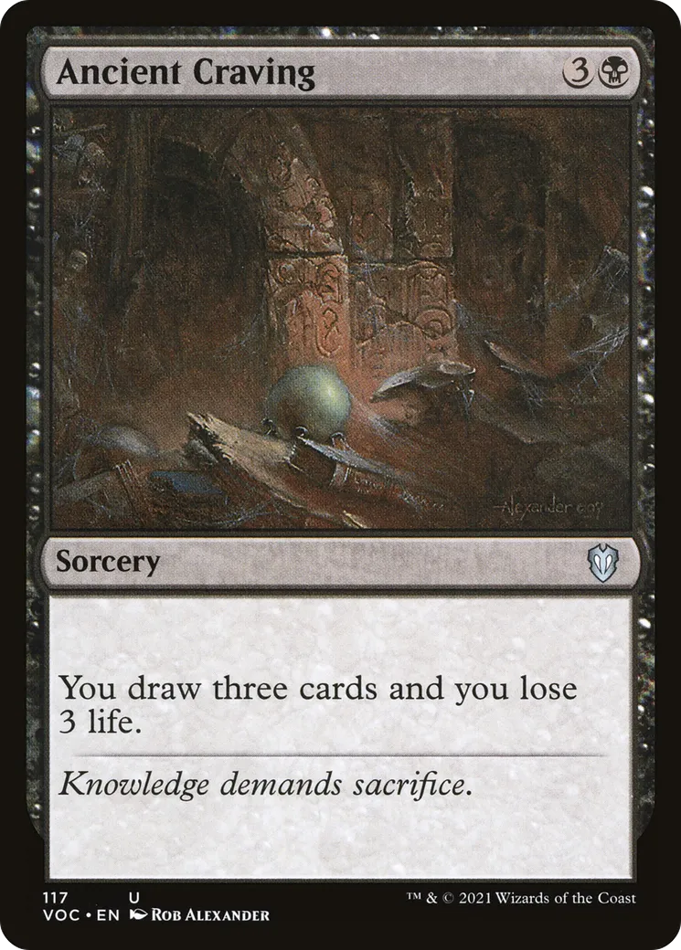 Ancient Craving — Crimson Vow Commander — Magic: The Gathering