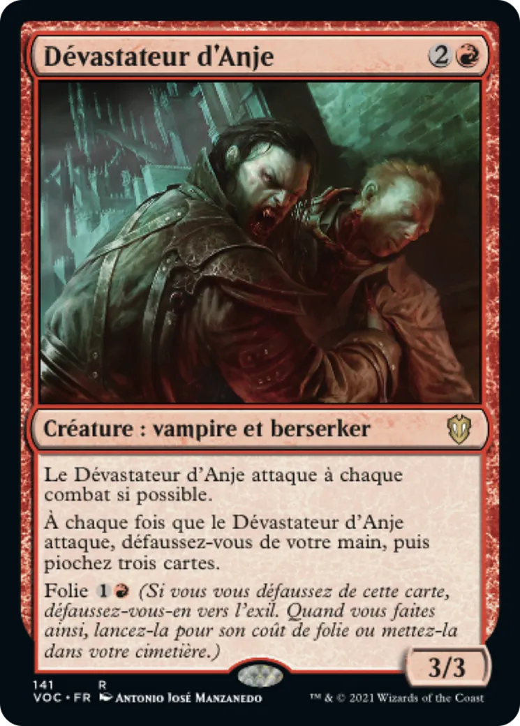 Dévastateur d'Anje — Crimson Vow Commander — Magic: The Gathering