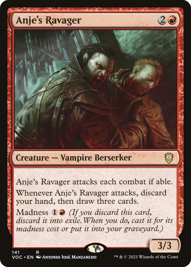 Anje's Ravager — Crimson Vow Commander — Magic: The Gathering