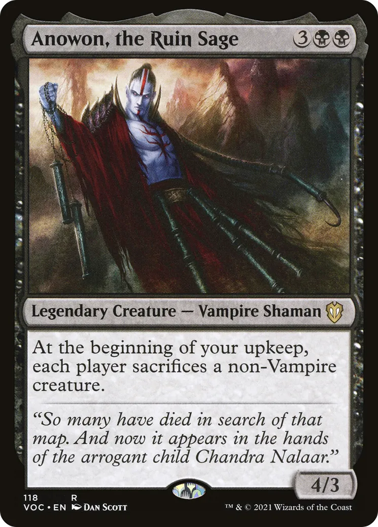 Anowon, the Ruin Sage — Crimson Vow Commander — Magic: The Gathering