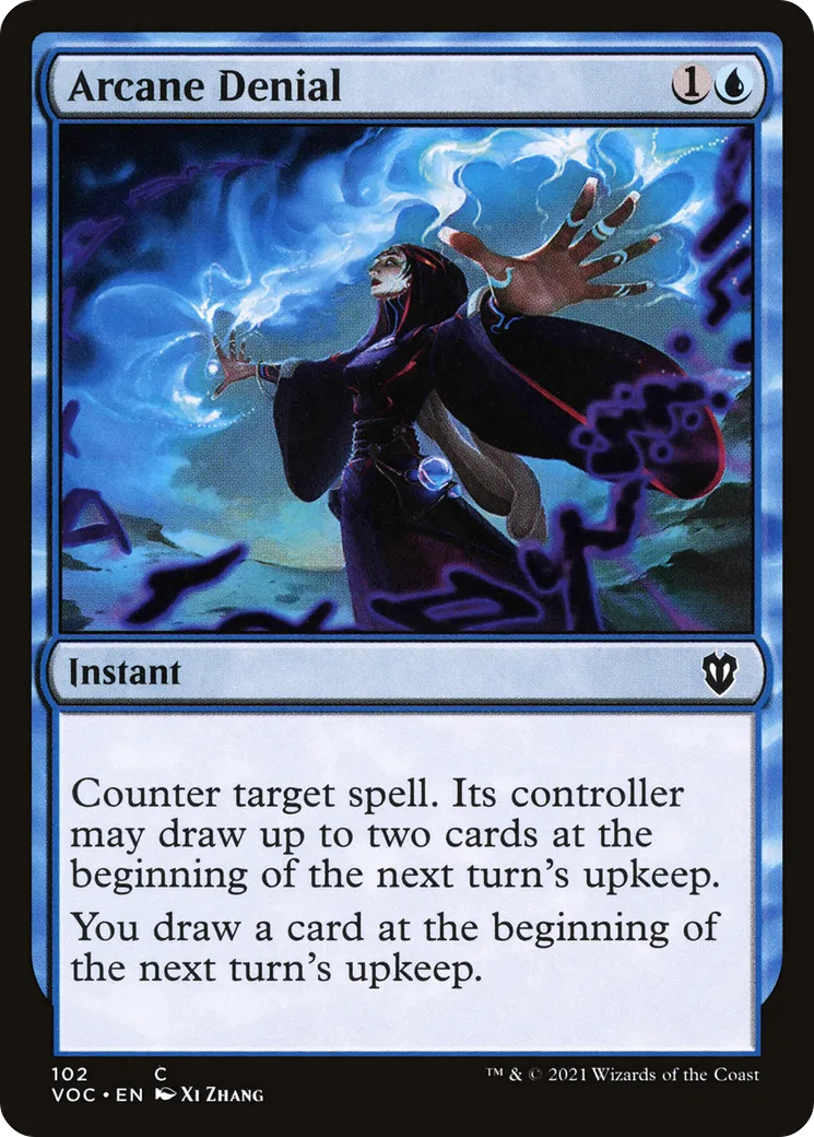 Arcane Denial — Crimson Vow Commander — Magic: The Gathering