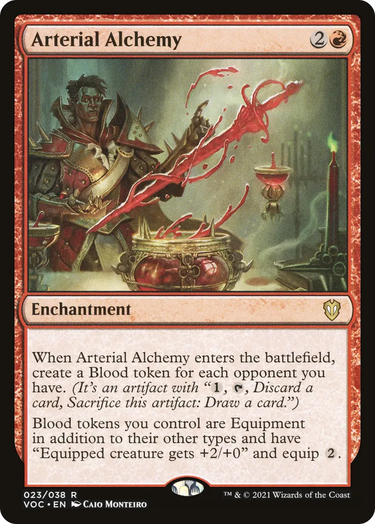 Alchimie artérielle — Crimson Vow Commander — Magic: The Gathering