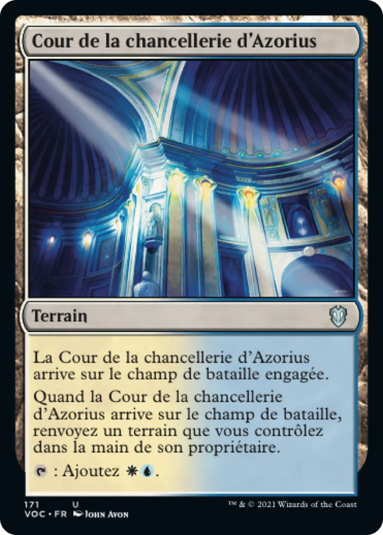 Cour de la chancellerie d'Azorius — Crimson Vow Commander — Magic: The Gathering