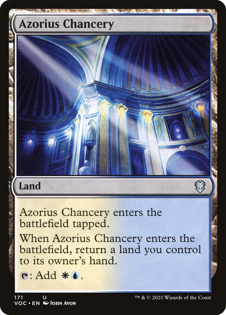 Cour de la chancellerie d'Azorius — Crimson Vow Commander — Magic: The Gathering