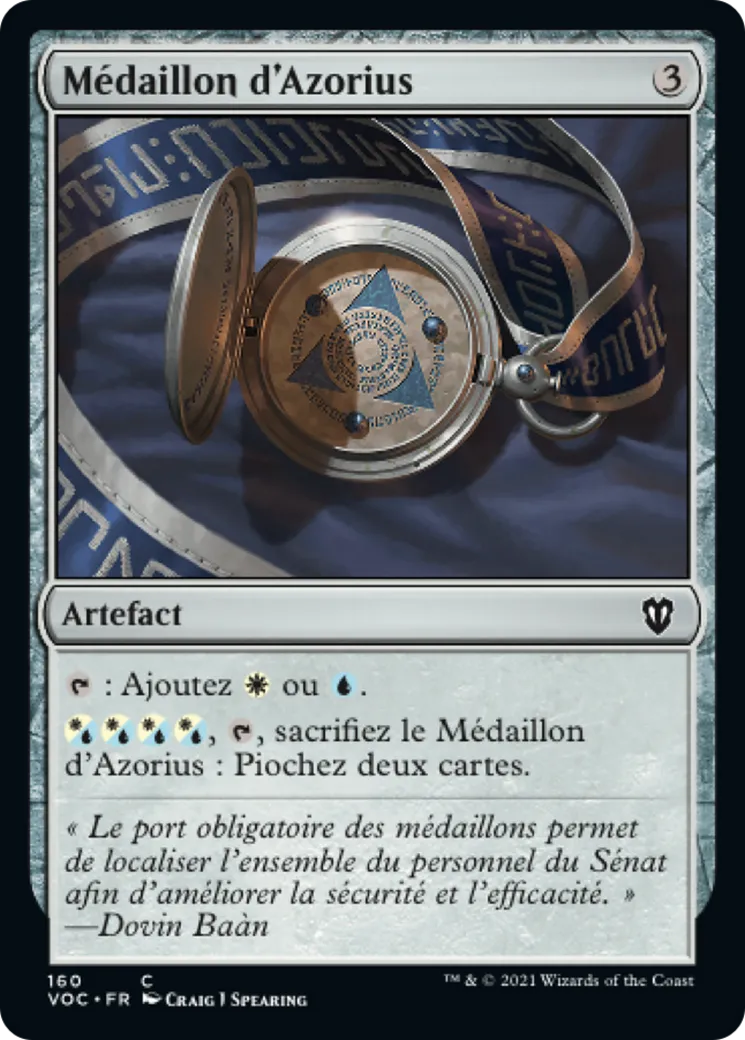 Médaillon d'Azorius from Crimson Vow Commander - Magic: The Gathering