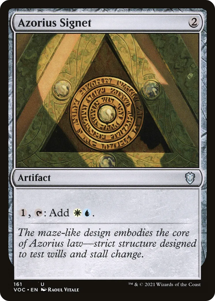 Azorius Signet — Crimson Vow Commander — Magic: The Gathering