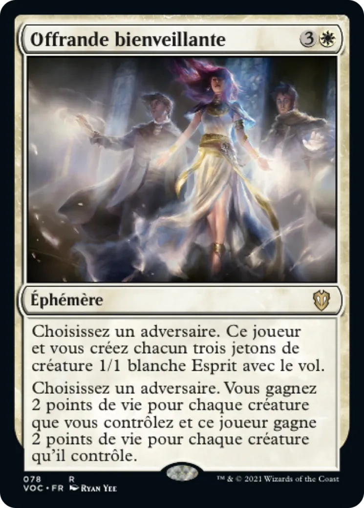 Offrande bienveillante — Crimson Vow Commander — Magic: The Gathering