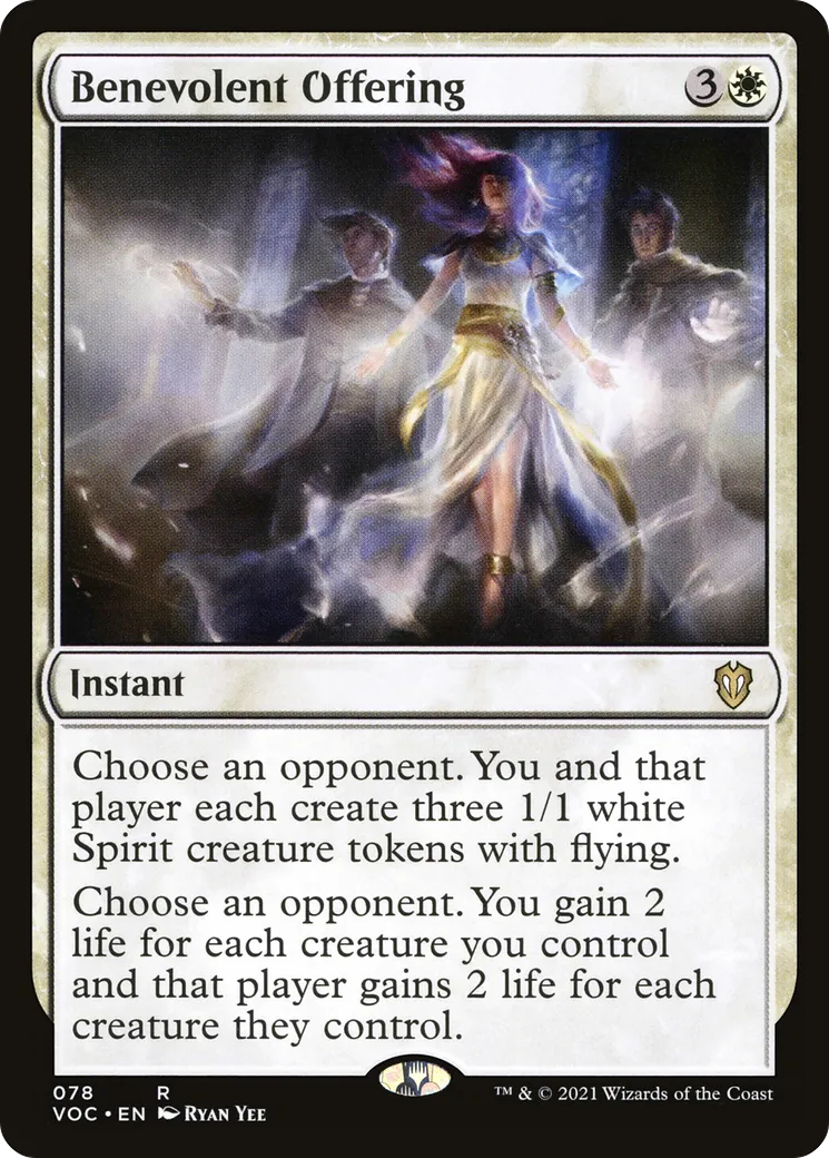 Benevolent Offering — Crimson Vow Commander — Magic: The Gathering
