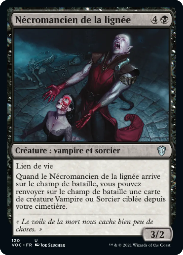 Nécromancien de la lignée — Crimson Vow Commander — Magic: The Gathering