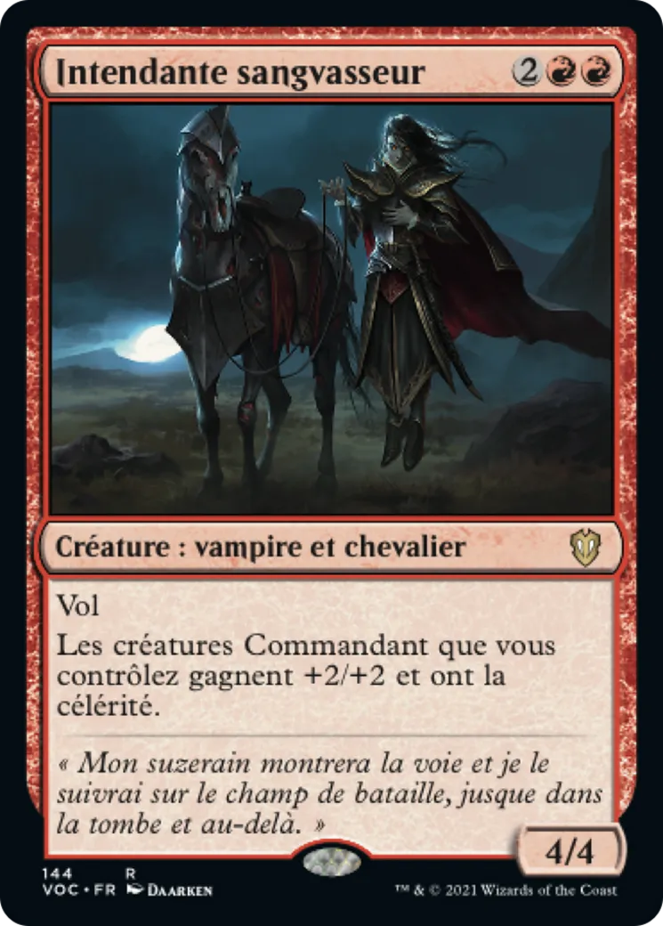 Intendante sangvasseur — Crimson Vow Commander — Magic: The Gathering