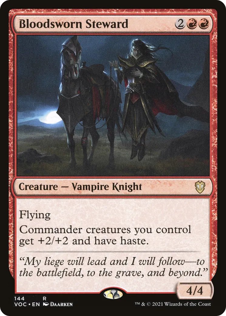 Bloodsworn Steward — Crimson Vow Commander — Magic: The Gathering