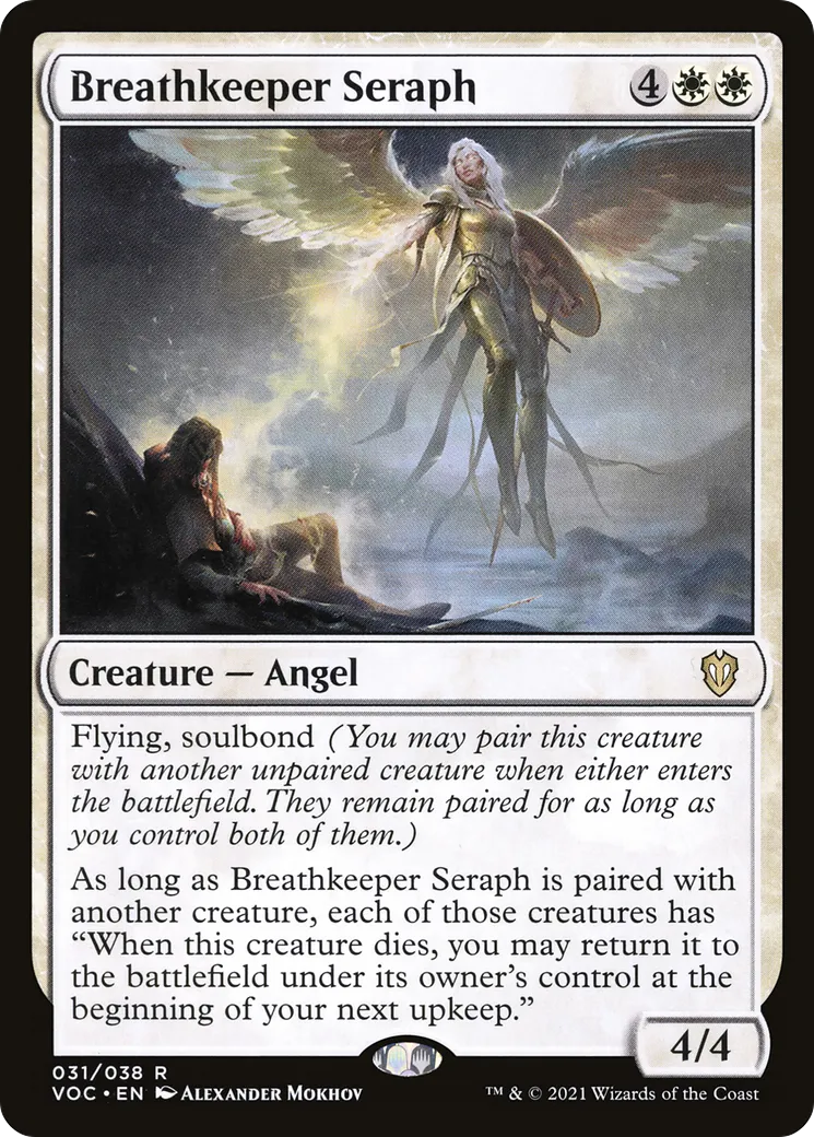 Breathkeeper Seraph — Crimson Vow Commander — Magic: The Gathering