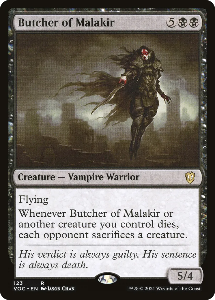 Butcher of Malakir — Crimson Vow Commander — Magic: The Gathering