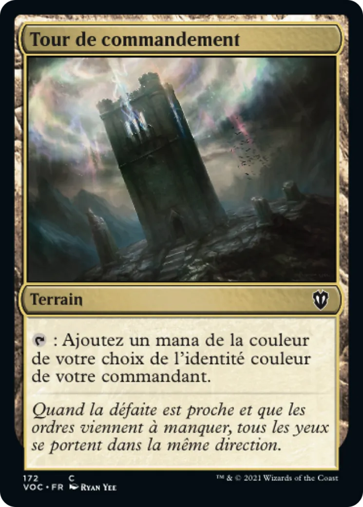 Tour de commandement from Crimson Vow Commander - Magic: The Gathering