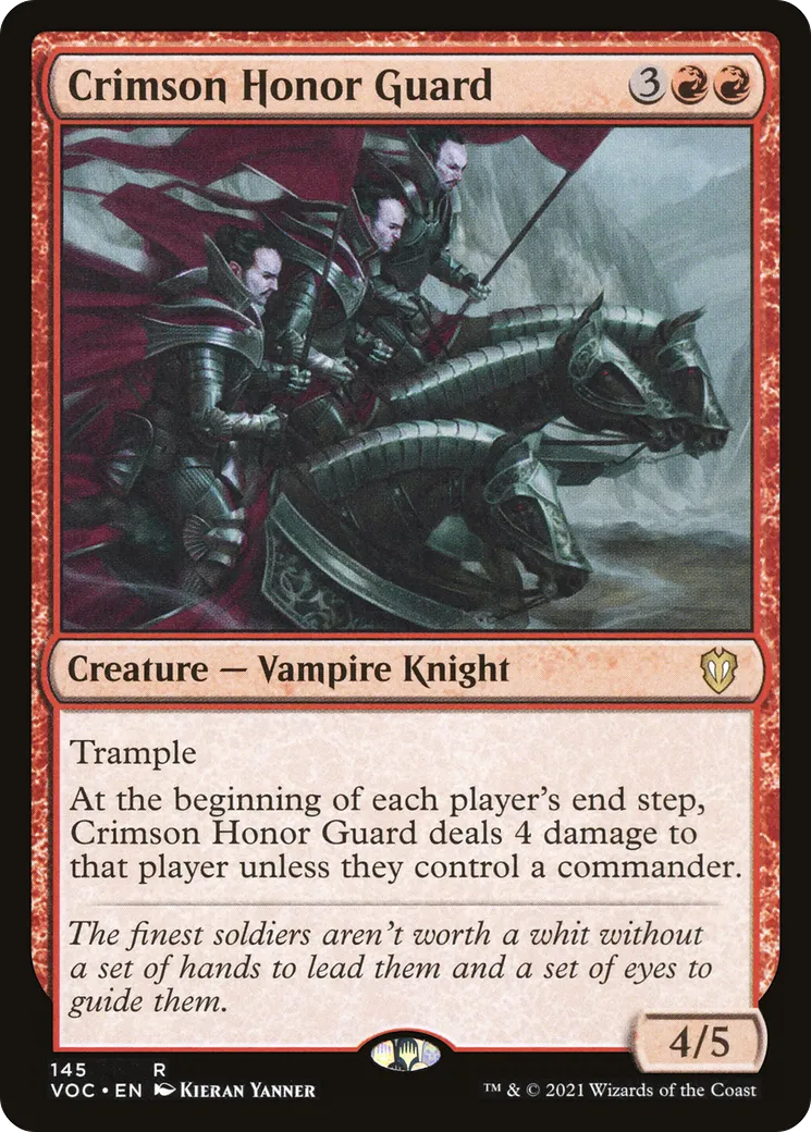 Crimson Honor Guard — Crimson Vow Commander — Magic: The Gathering