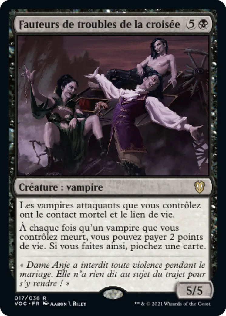 Fauteurs de troubles de la croisée — Crimson Vow Commander — Magic: The Gathering