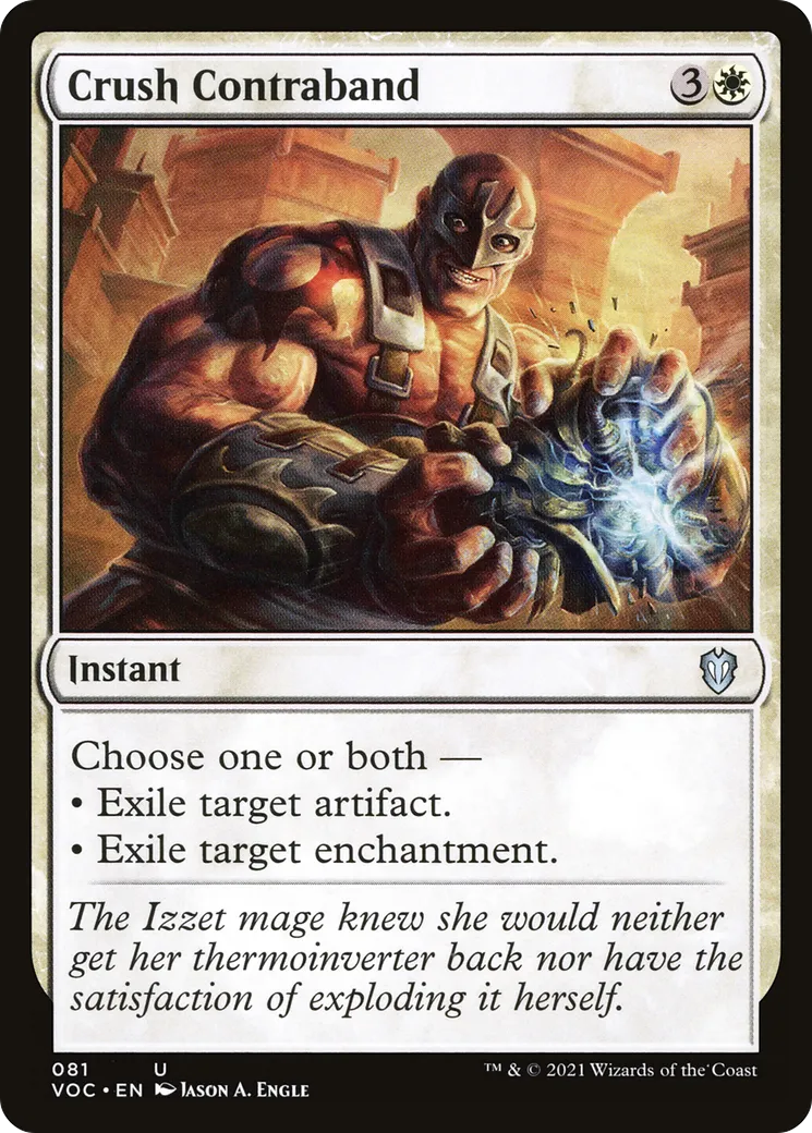 Écraser la contrebande — Crimson Vow Commander — Magic: The Gathering
