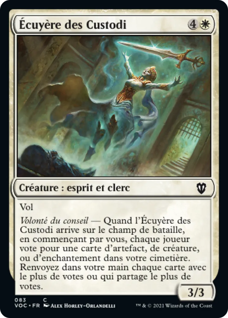 Écuyère des Custodi — Crimson Vow Commander — Magic: The Gathering