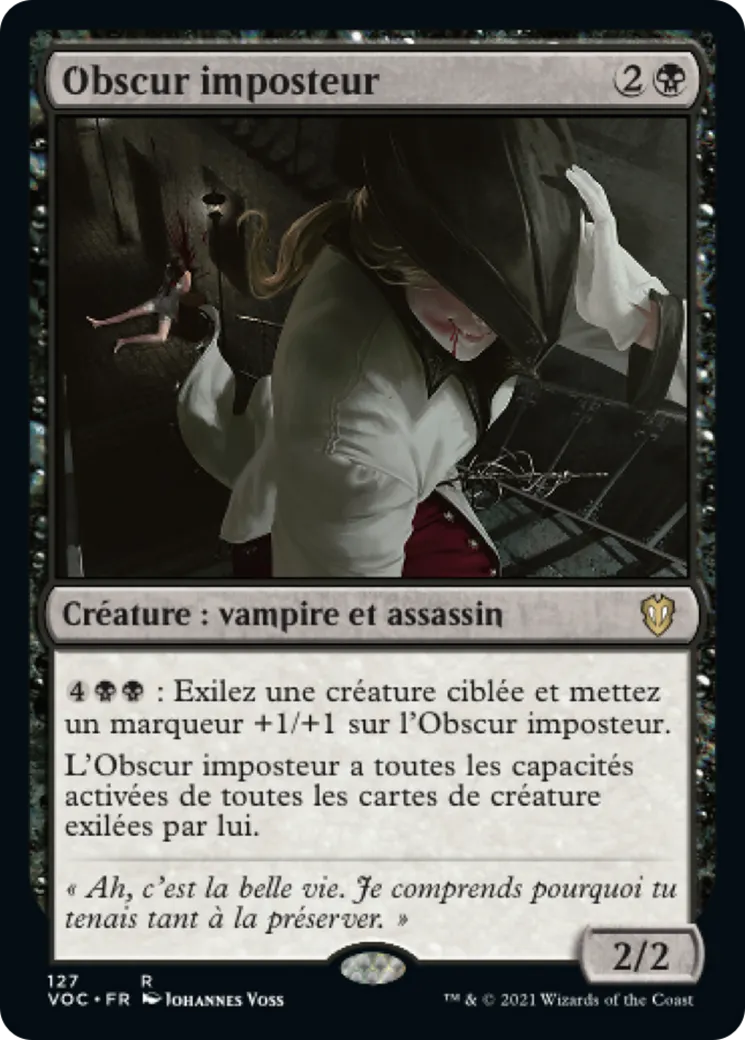 Obscur imposteur — Crimson Vow Commander — Magic: The Gathering
