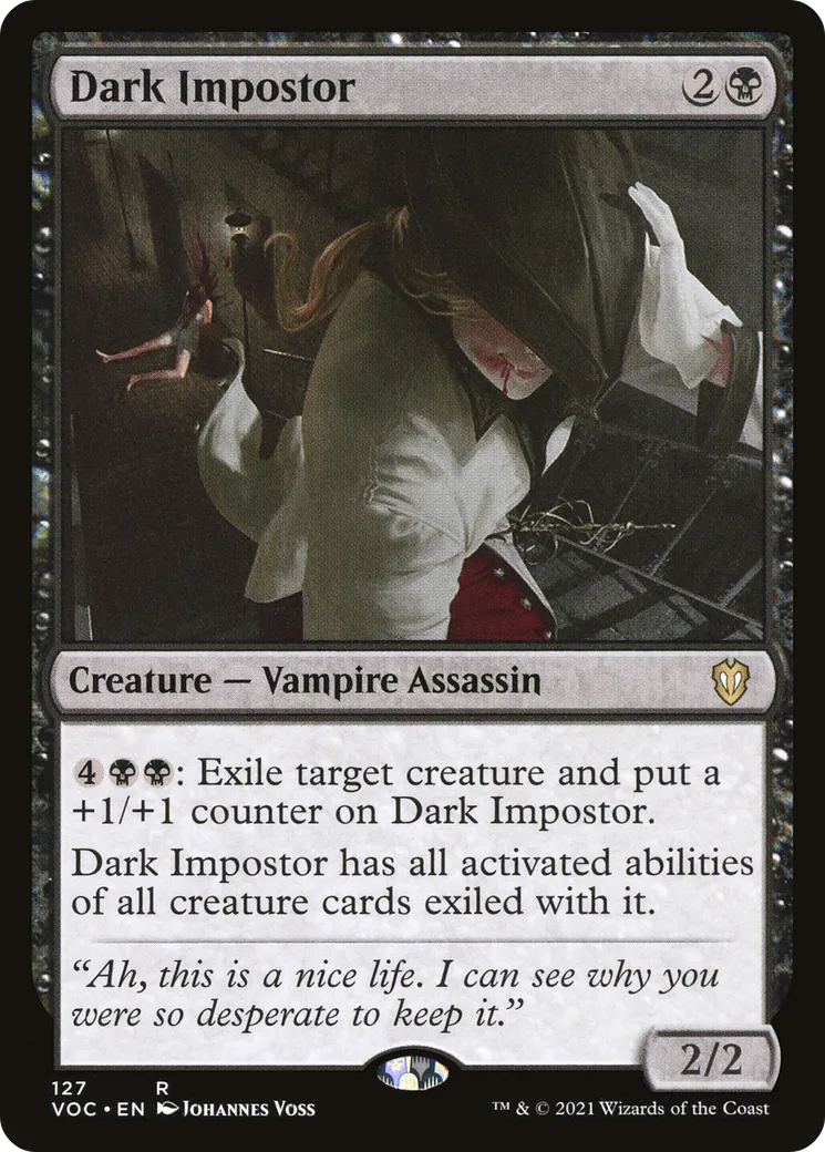 Dark Impostor — Crimson Vow Commander — Magic: The Gathering