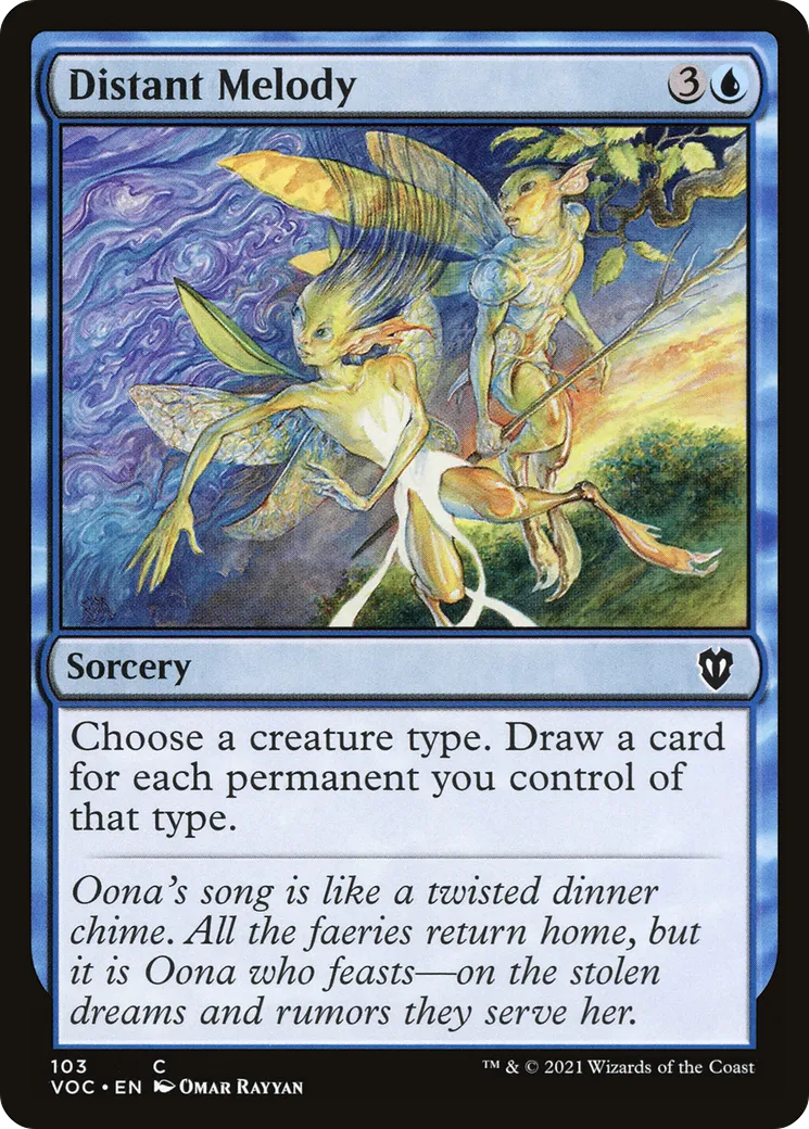 Distant Melody — Crimson Vow Commander — Magic: The Gathering