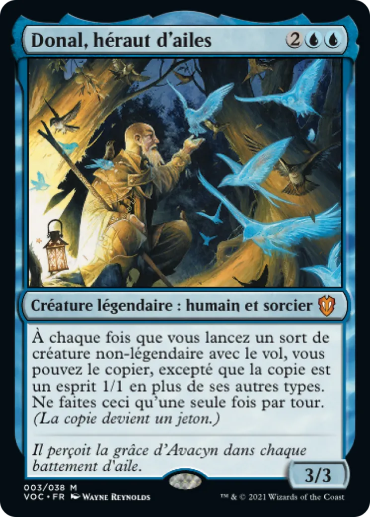 Donal, héraut d'ailes — Crimson Vow Commander — Magic: The Gathering