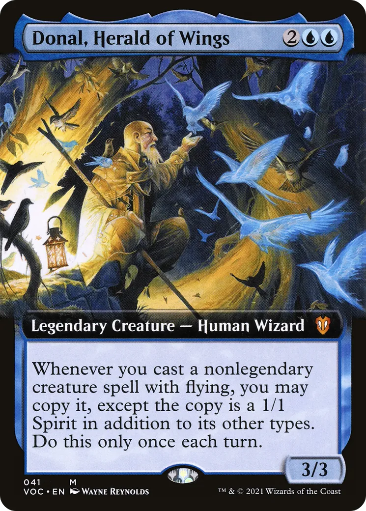 Donal, Herald of Wings — Crimson Vow Commander — Magic: The Gathering
