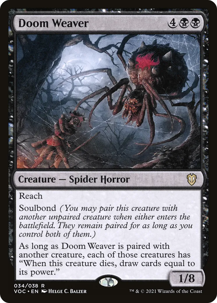 Doom Weaver — Crimson Vow Commander — Magic: The Gathering