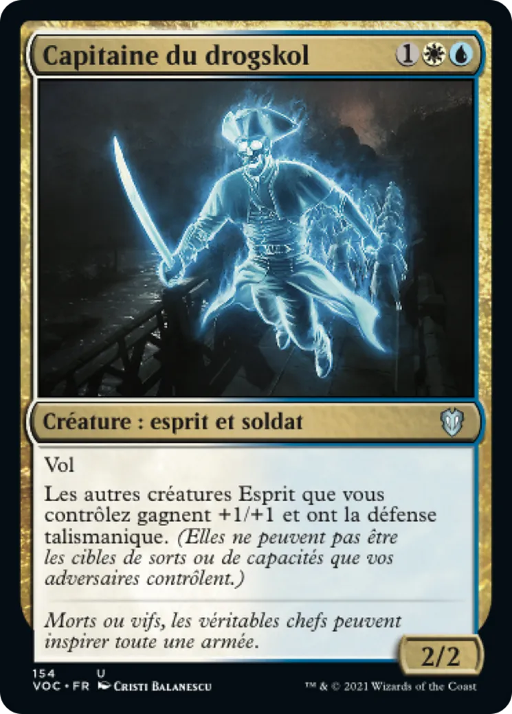 Capitaine du drogskol — Crimson Vow Commander — Magic: The Gathering