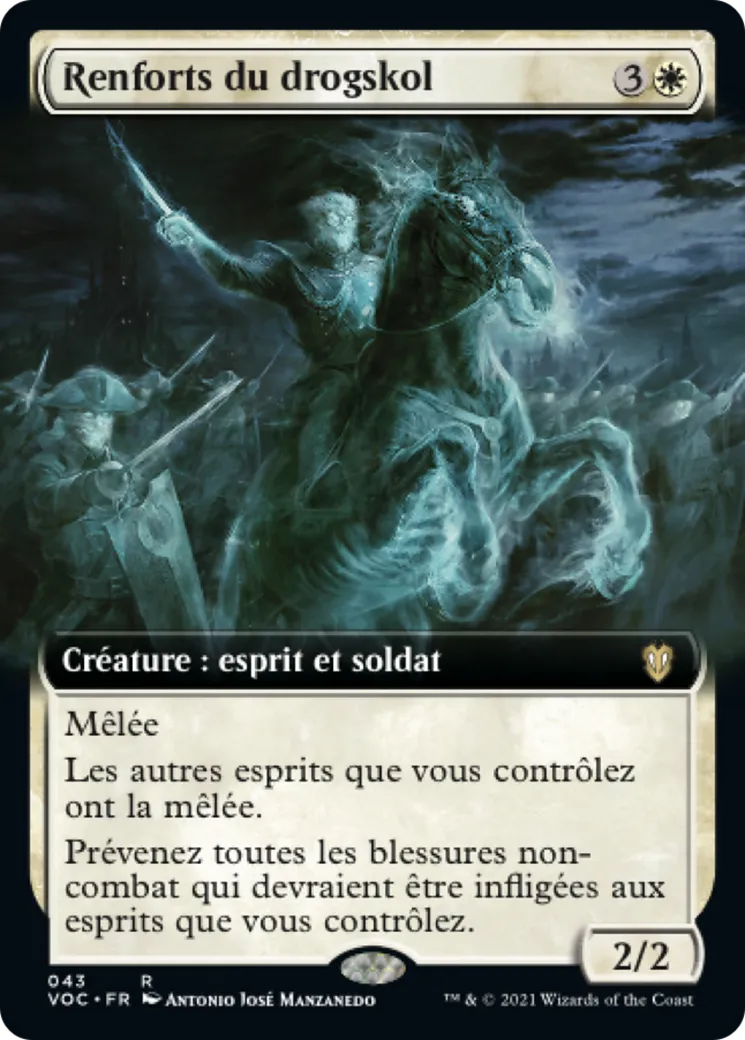Renforts du drogskol — Crimson Vow Commander — Magic: The Gathering