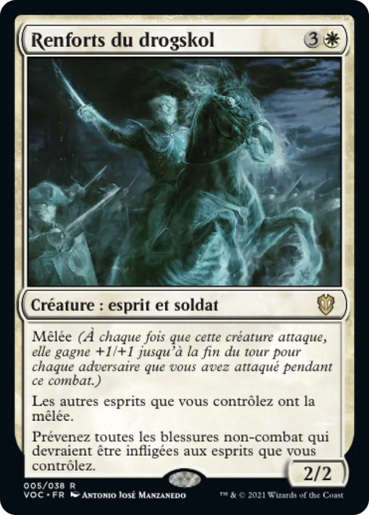 Renforts du drogskol — Crimson Vow Commander — Magic: The Gathering