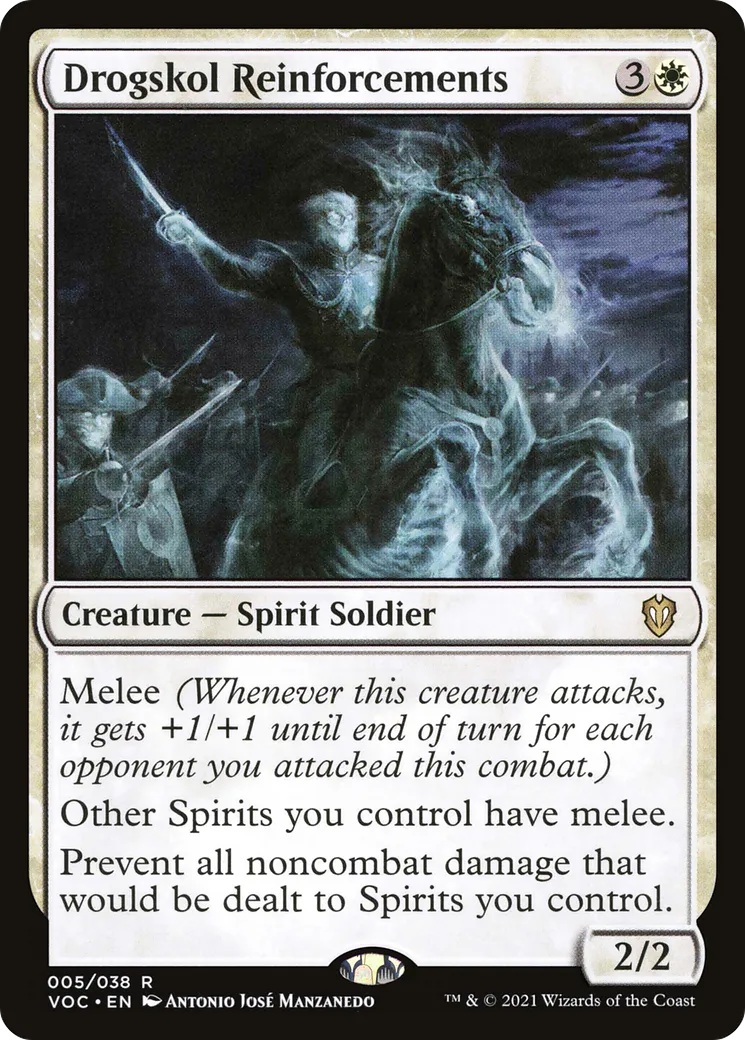Drogskol Reinforcements — Crimson Vow Commander — Magic: The Gathering