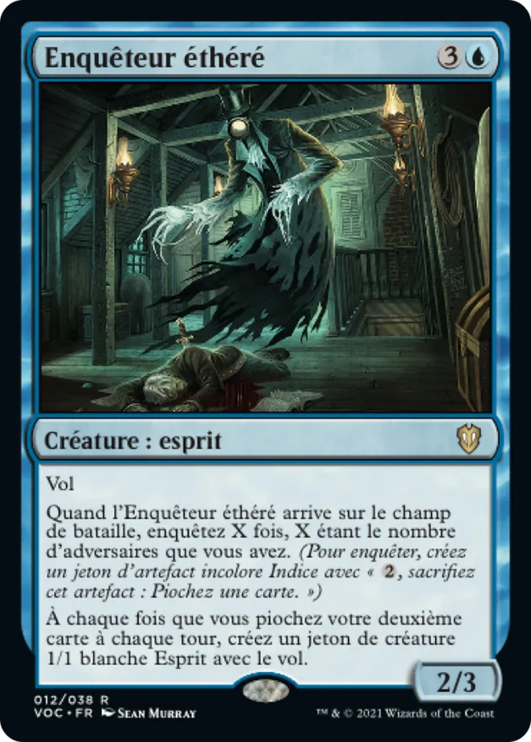Enquêteur éthéré from Crimson Vow Commander - Magic: The Gathering