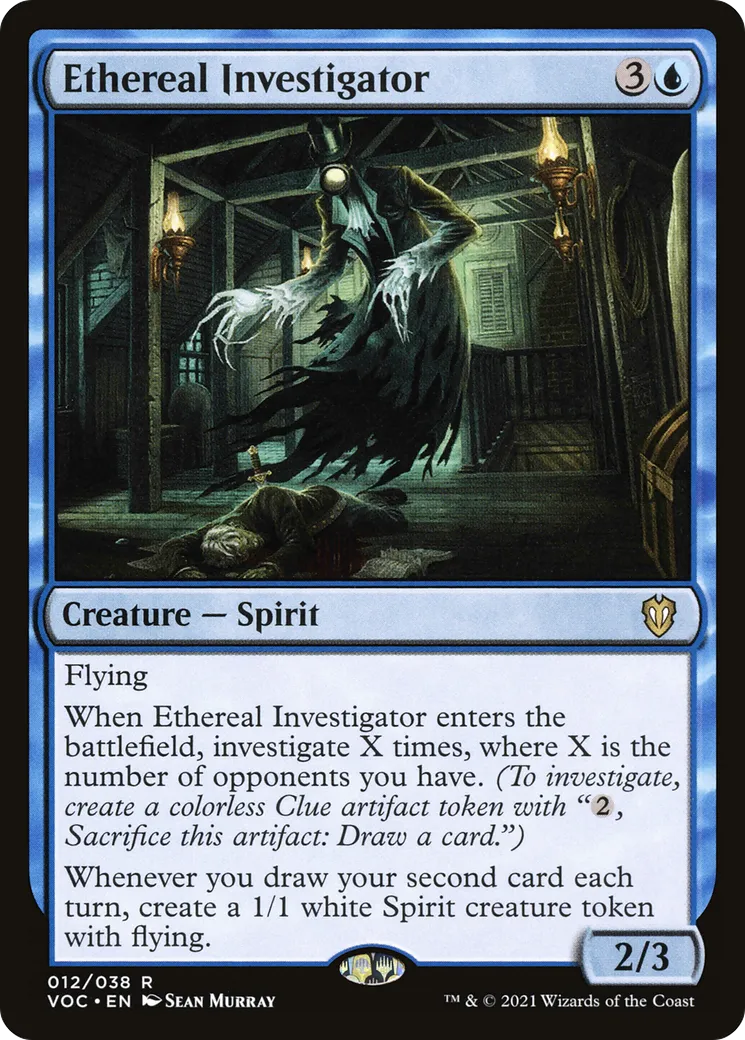 Ethereal Investigator — Crimson Vow Commander — Magic: The Gathering