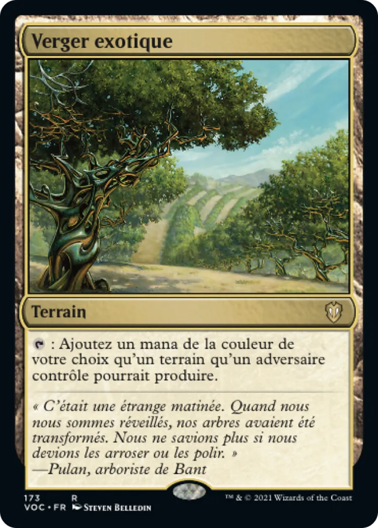 Verger exotique — Crimson Vow Commander — Magic: The Gathering